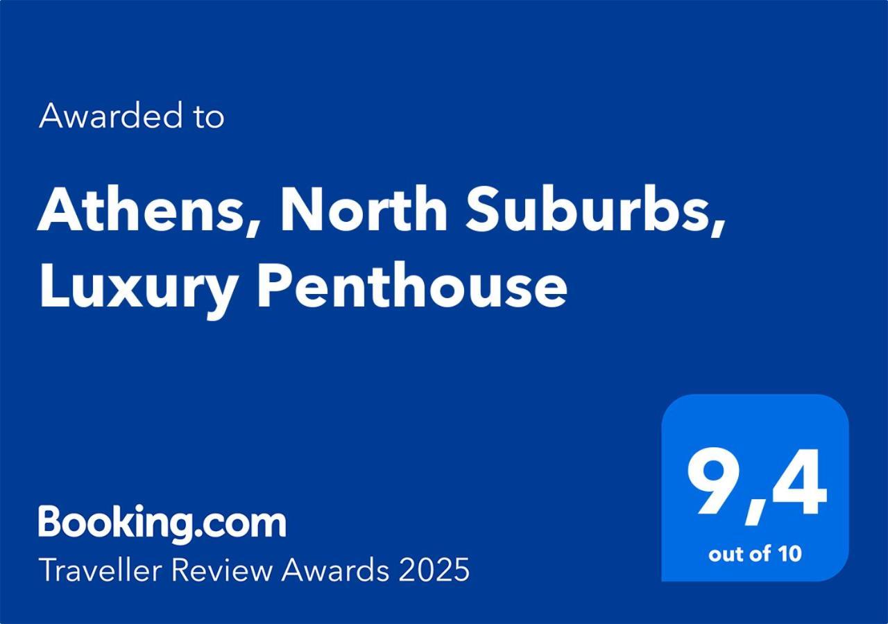 Athens, North Suburbs, Luxury Penthouse Apartment Ngoại thất bức ảnh